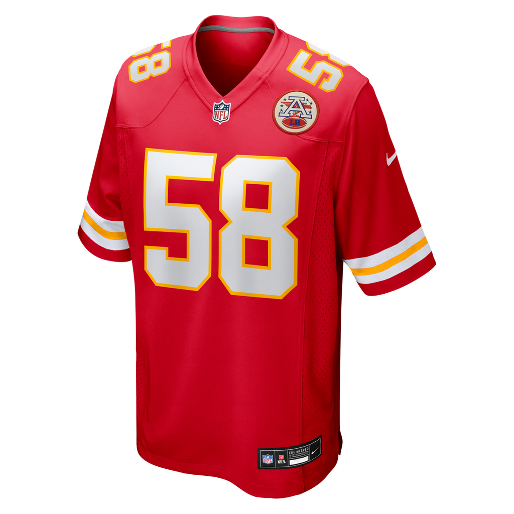 Kansas City Chiefs Derrick Thomas Nike White Retired Player Game Jersey