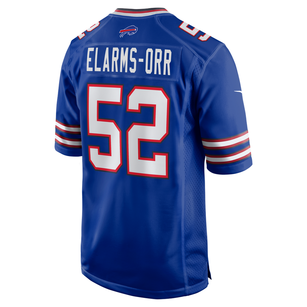 Buffalo Bills Kaleb Elarms-Orr Nike Royal Team Game Jersey
