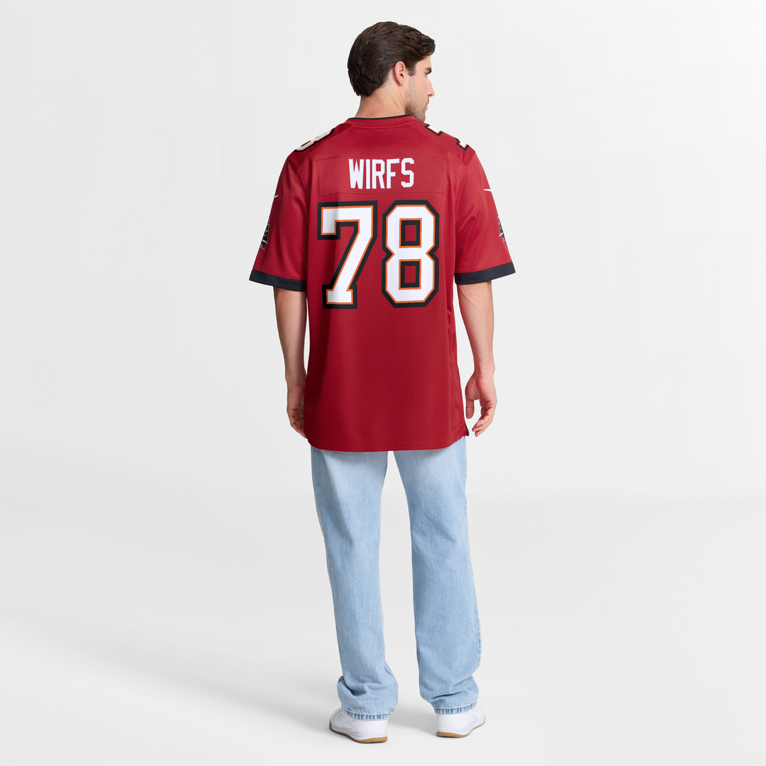 Tampa Bay Buccaneers Tristan Wirfs Nike Orange Alternate Game Jersey