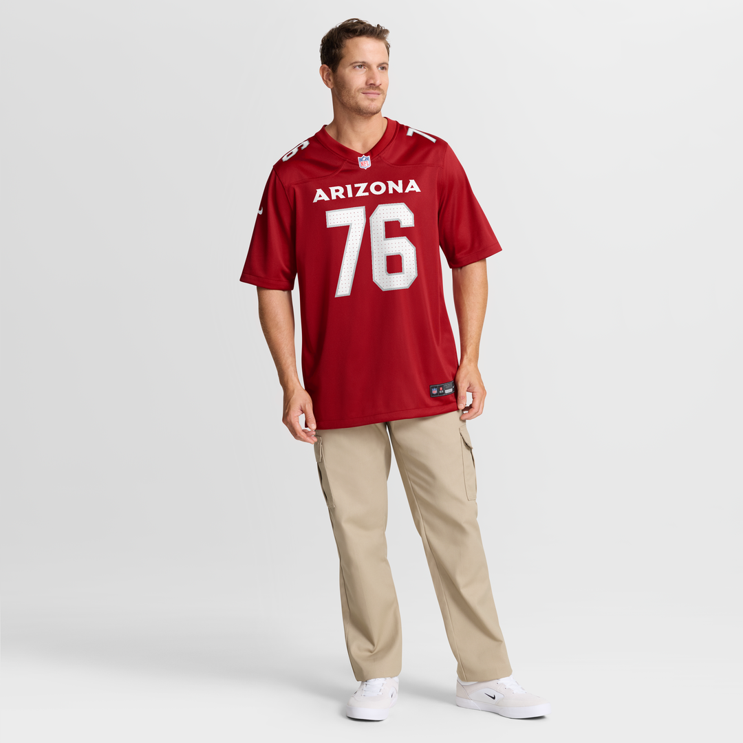 Arizona Cardinals Will Hernandez Nike Cardinal Team Game Jersey