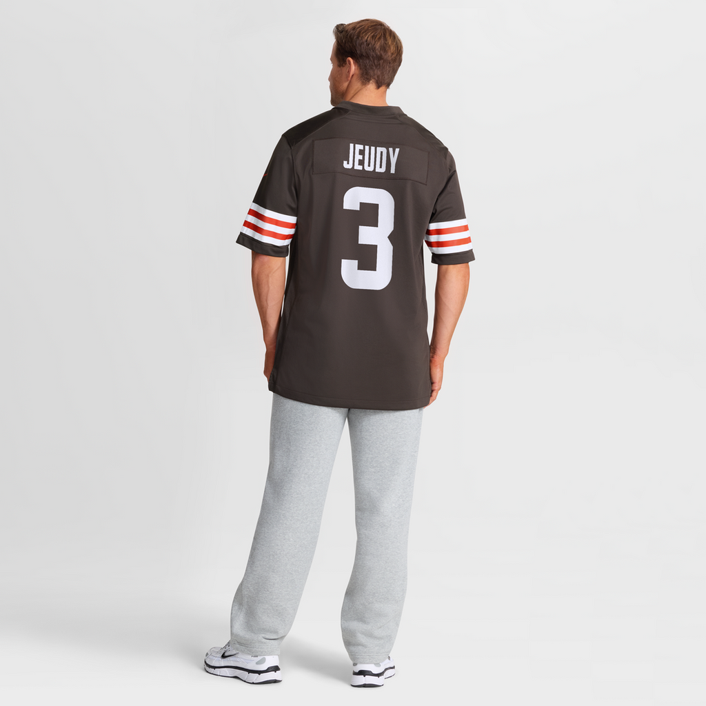 Cleveland Browns Jerry Jeudy Nike Brown Game Jersey