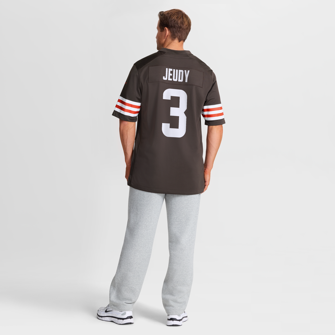 Cleveland Browns Jerry Jeudy Nike Brown Game Jersey