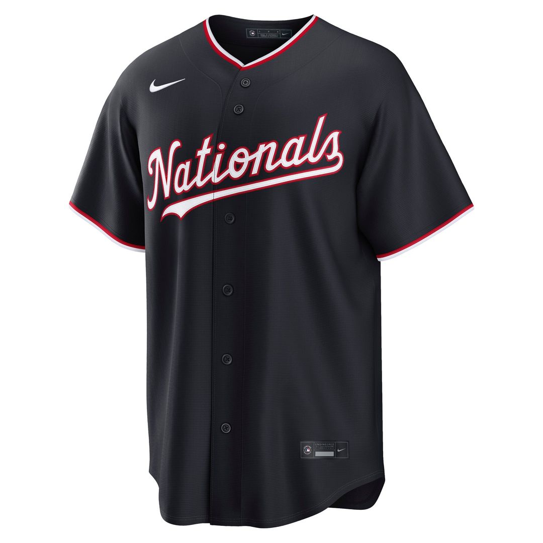 Washington Nationals James Wood Nike Gray Road Replica Jersey