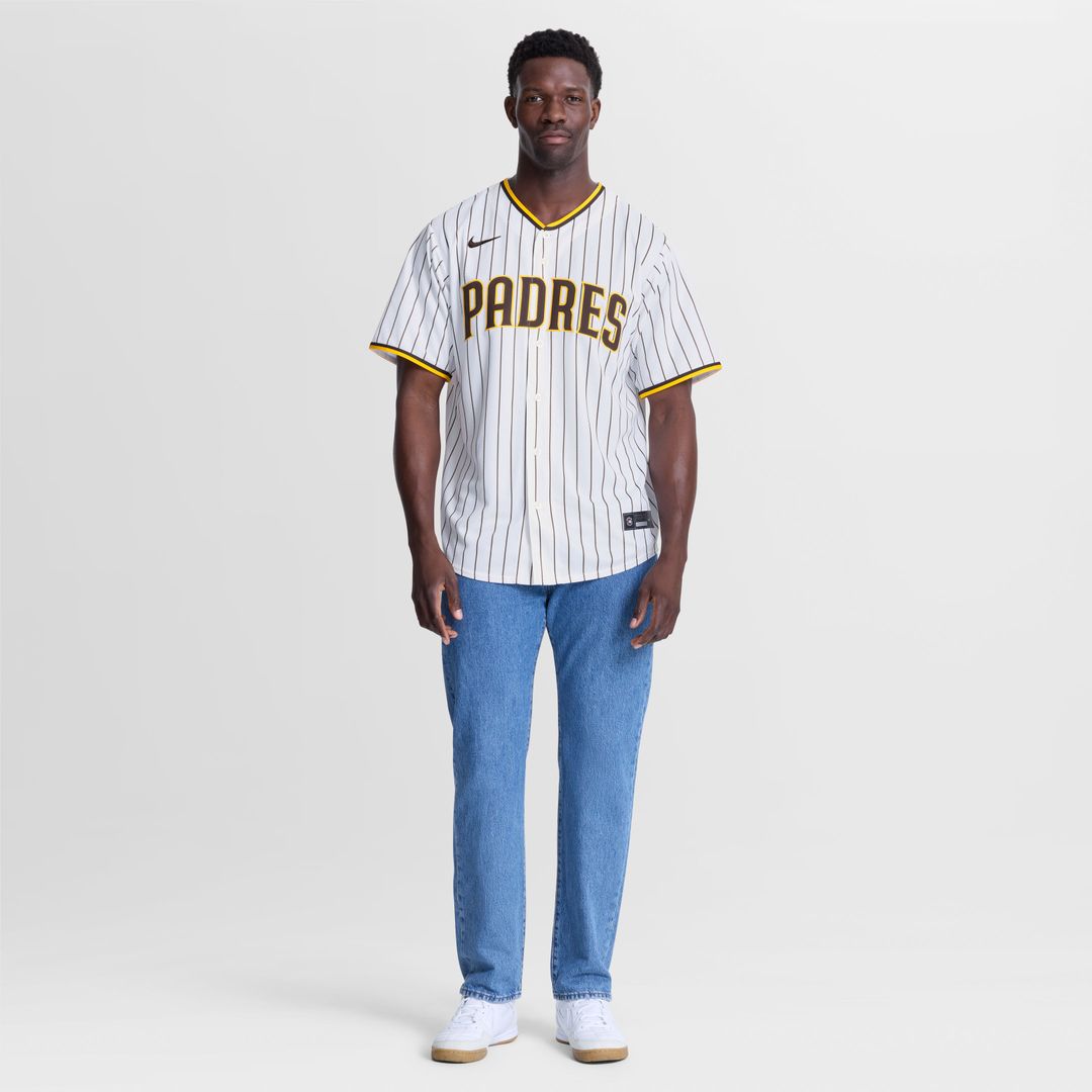 San Diego Padres Jackson Merrill Nike White Home Replica Player Jersey
