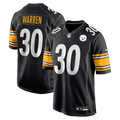 Pittsburgh Steelers Jaylen Warren Nike Black Game Player Jersey