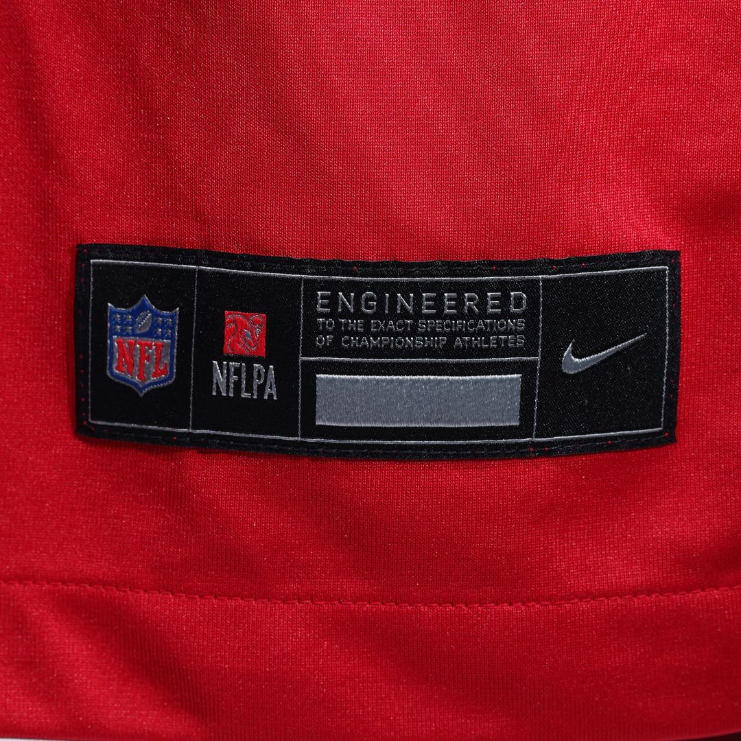 San Francisco 49ers Nike Scarlet 80th Anniversary Alternate Custom Game Jersey