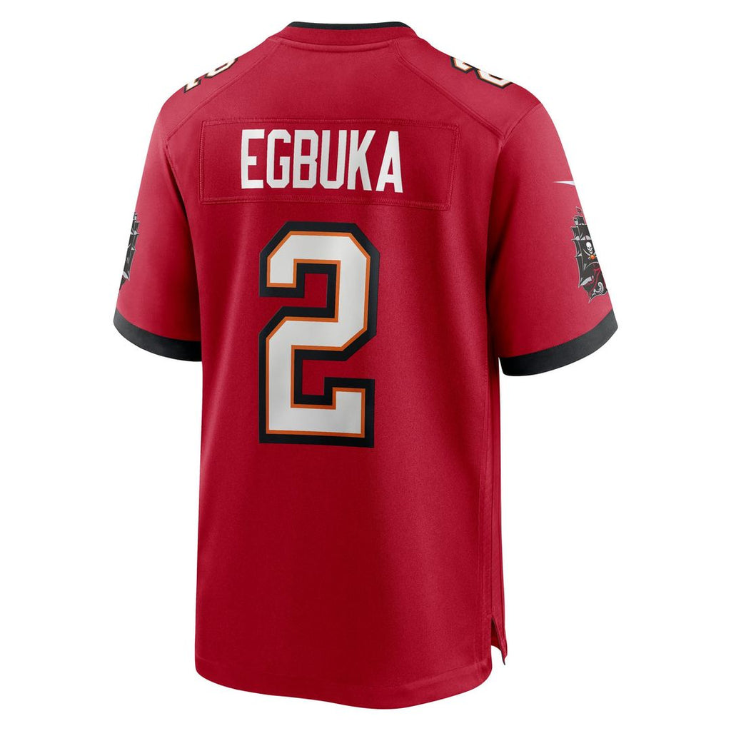 Tampa Bay Buccaneers Emeka Egbuka Nike Pewter Alternate Game Player Jersey