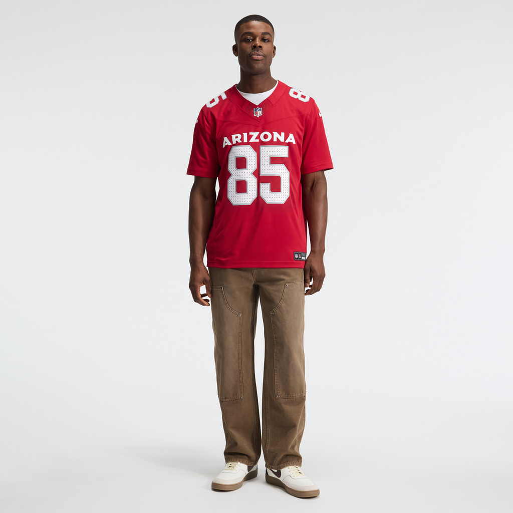 Arizona Cardinals Trey McBride Nike White Vapor F.U.S.E. Stitched Limited Jersey