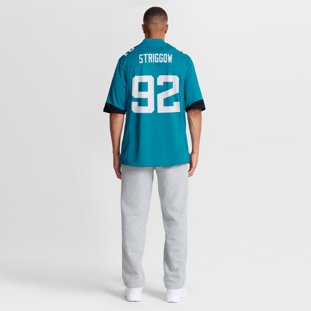 Jacksonville Jaguars Danny Striggow Nike Teal Team Game Jersey