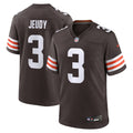 Cleveland Browns Jerry Jeudy Nike Brown Game Jersey