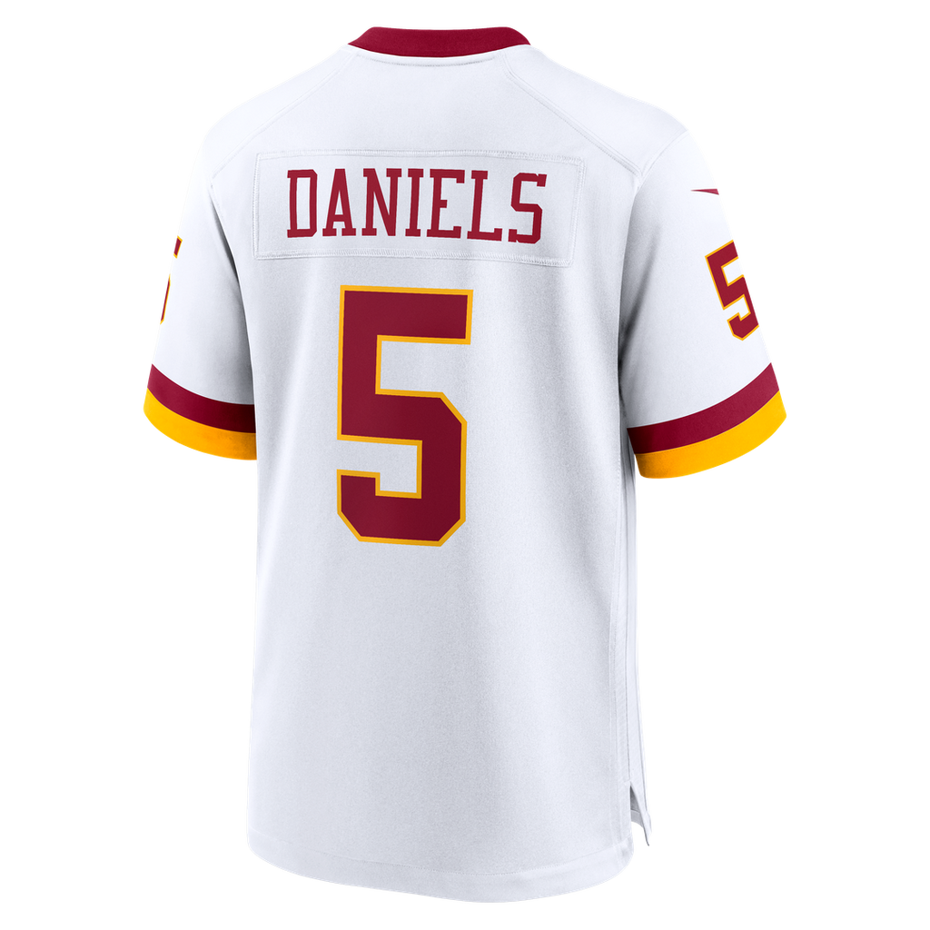 Hail Raiser Washington Commanders Jayden Daniels Nike Black Alternate Game Jersey