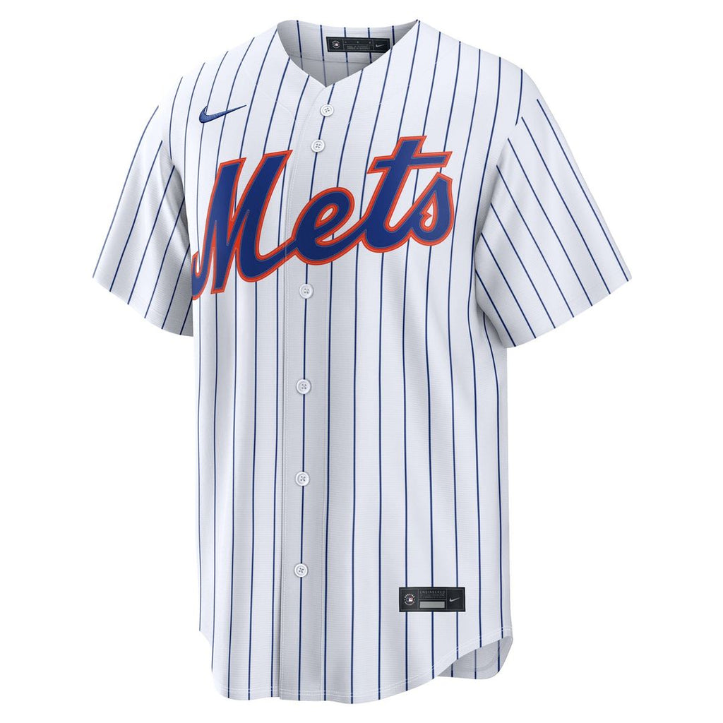 New York Mets Carson Benge Nike White Home Replica Jersey