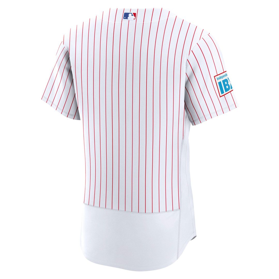 Philadelphia Phillies Nike Light Blue Alternate Sponsor Patch Authentic Jersey