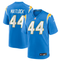 Los Angeles Chargers Scott Matlock Nike Powder Blue Team Game Jersey