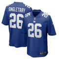 New York Giants Devin Singletary Nike Royal Team Game Jersey