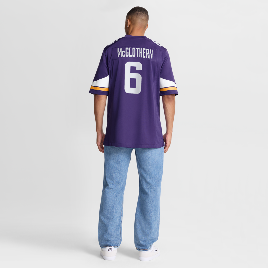 Minnesota Vikings Dwight McGlothern Nike Purple Team Game Jersey