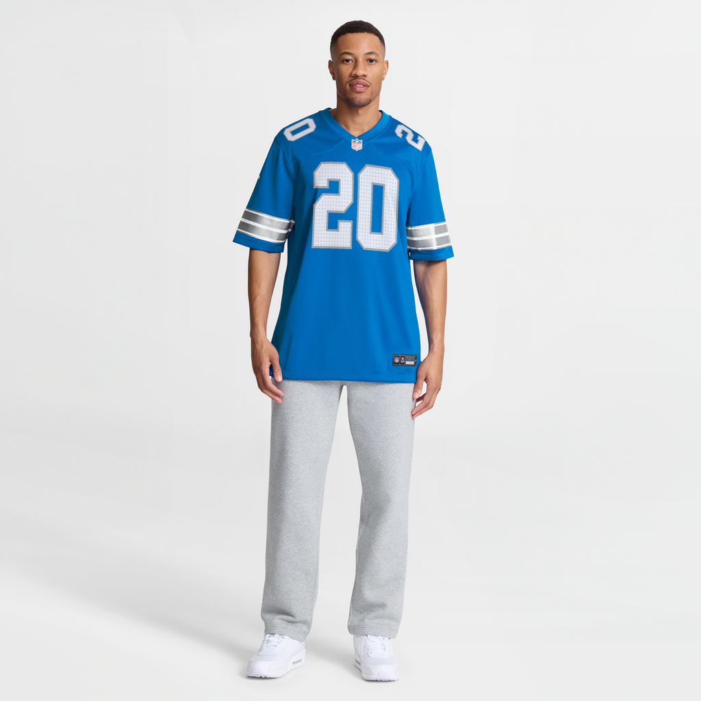 Detroit Lions Barry Sanders Nike Black 2nd Alternate Retired Player Game Jersey