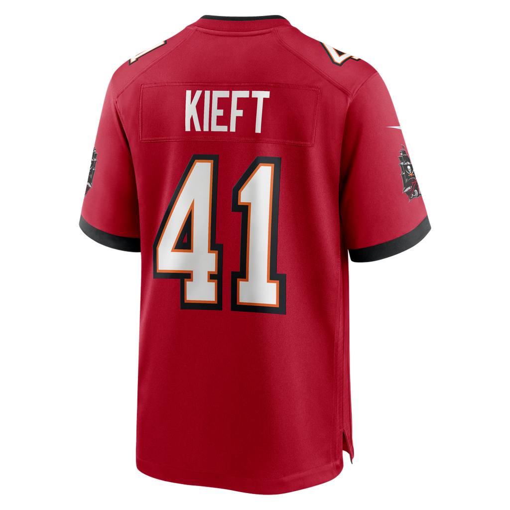 Tampa Bay Buccaneers Ko Kieft Nike Red Game Player Jersey