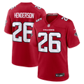 Atlanta Falcons CJ Henderson Nike Red Team Game Jersey