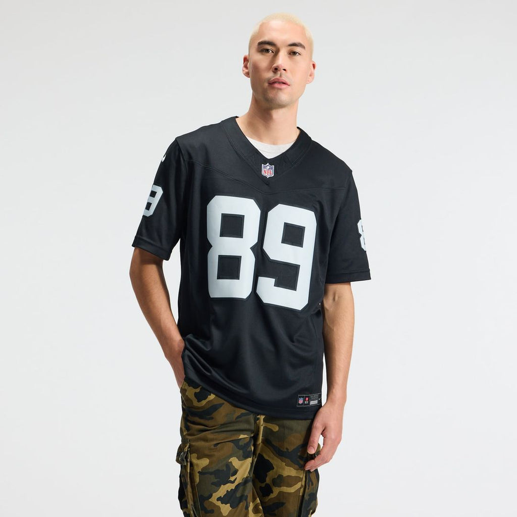 Las Vegas Raiders Brock Bowers Nike White Vapor F.U.S.E. Stitched Limited Jersey
