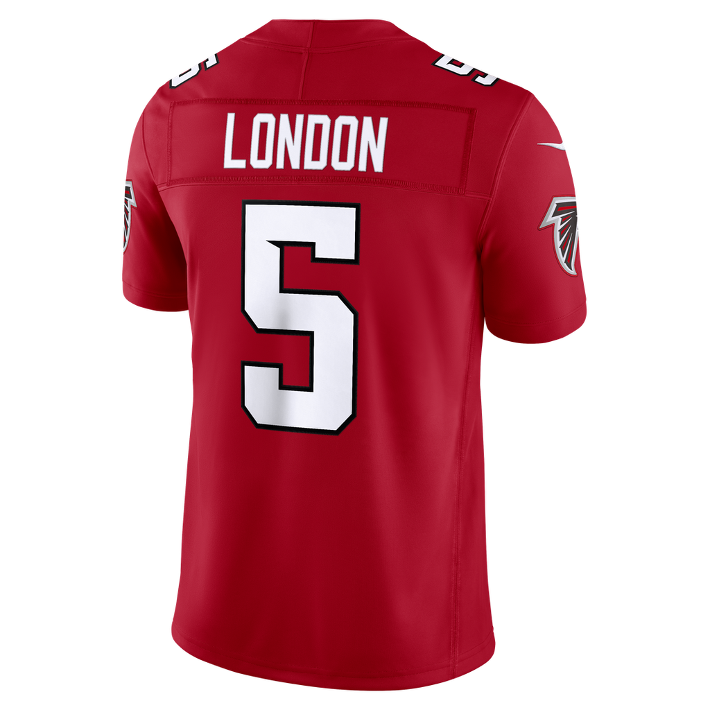 Atlanta Falcons Drake London Nike Black Alternate Throwback Vapor F.U.S.E. Stitched Limited Jersey