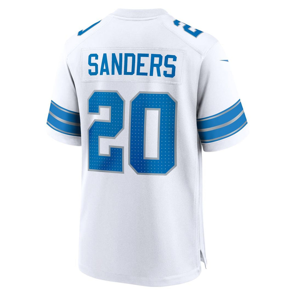 Detroit Lions Barry Sanders Nike Black 2nd Alternate Retired Player Game Jersey