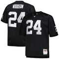 Las Vegas Raiders Charles Woodson Mitchell & Ness Black Big & Tall 1998 Retired Player Replica Jersey