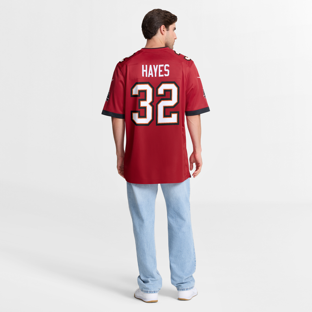 Tampa Bay Buccaneers Josh Hayes Nike Red Game Jersey