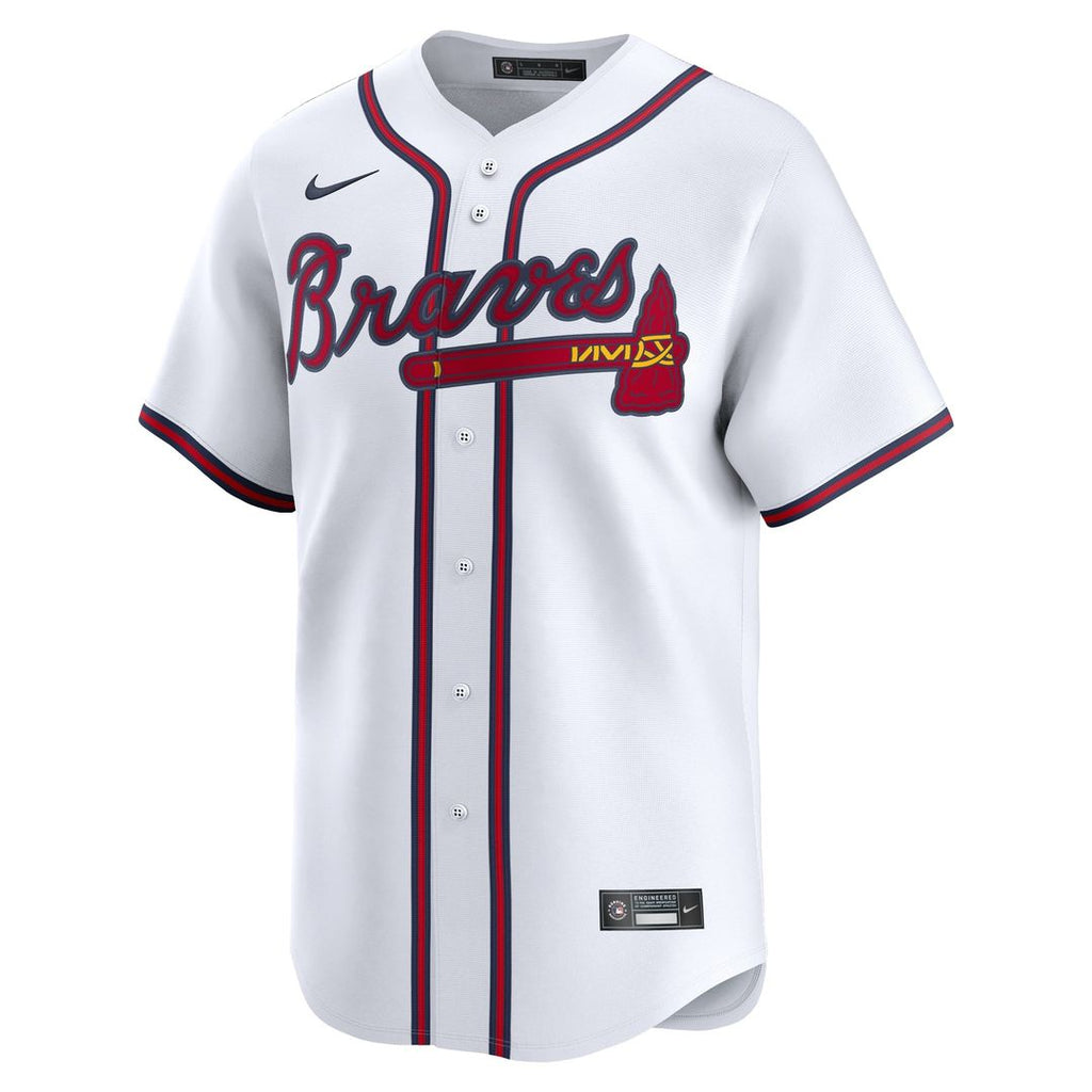 Atlanta Braves Nike White Home Limited Jersey