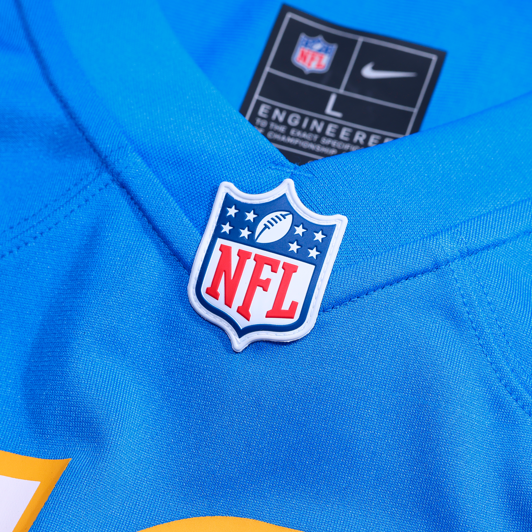 Los Angeles Chargers Tucker Fisk Nike Powder Blue Team Game Jersey
