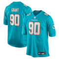 Miami Dolphins Kenneth Grant Nike Aqua Team Game Jersey