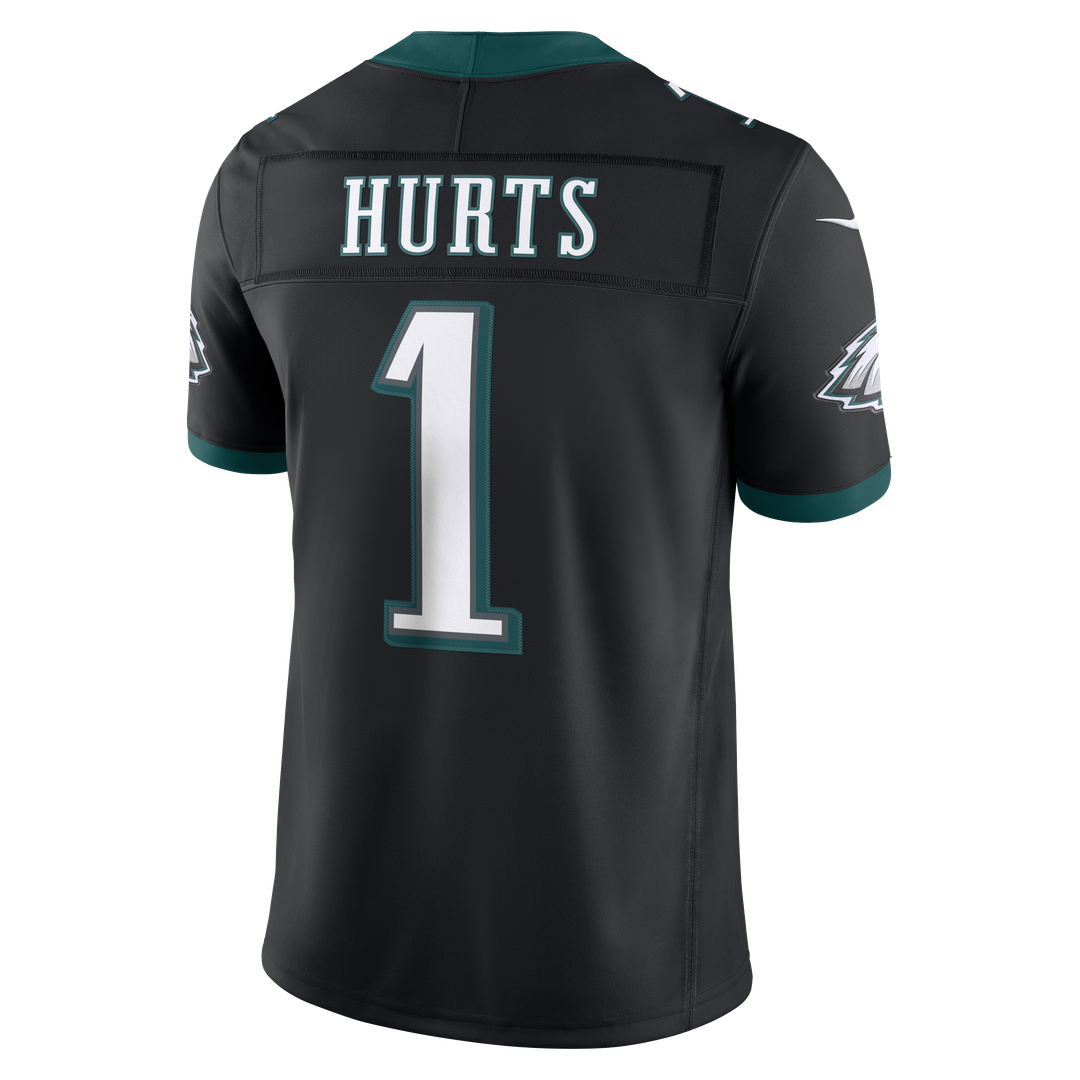 Philadelphia Eagles Jalen Hurts Nike Black Alternate Vapor F.U.S.E. Stitched Limited Jersey