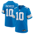 Detroit Lions Isiah Pacheco Nike Blue Team Game Jersey