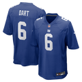 New York Giants Jaxson Dart Nike Royal Team Game Jersey