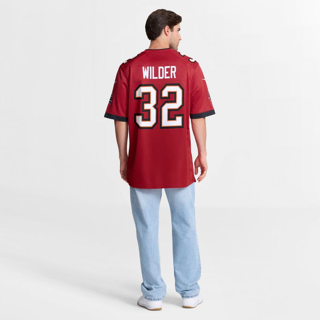 Tampa Bay Buccaneers James Wilder Nike Red Game Retired Player Jersey