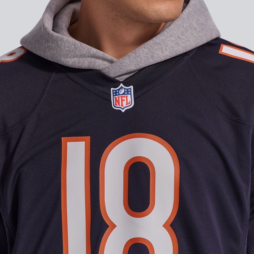 Chicago Bears Caleb Williams Nike White First Round Pick Player Game Jersey