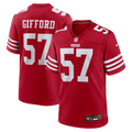 San Francisco 49ers Luke Gifford Nike Scarlet Team Game Jersey