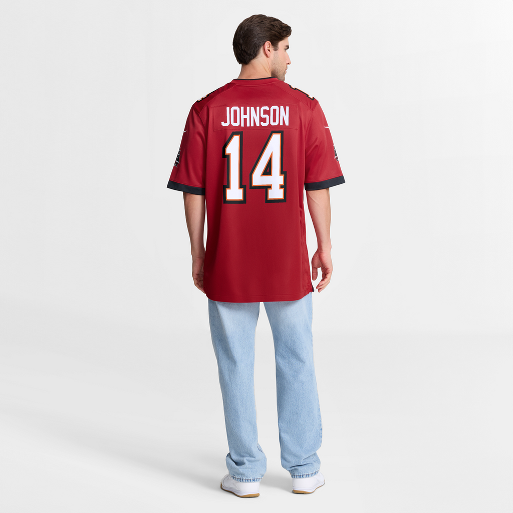 Tampa Bay Buccaneers Brad Johnson Nike Red Game Retired Player Jersey