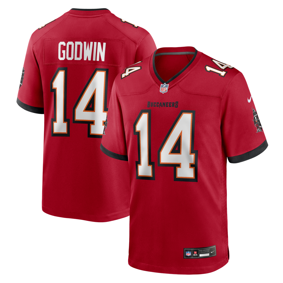 Tampa Bay Buccaneers Chris Godwin Nike Red Game Jersey