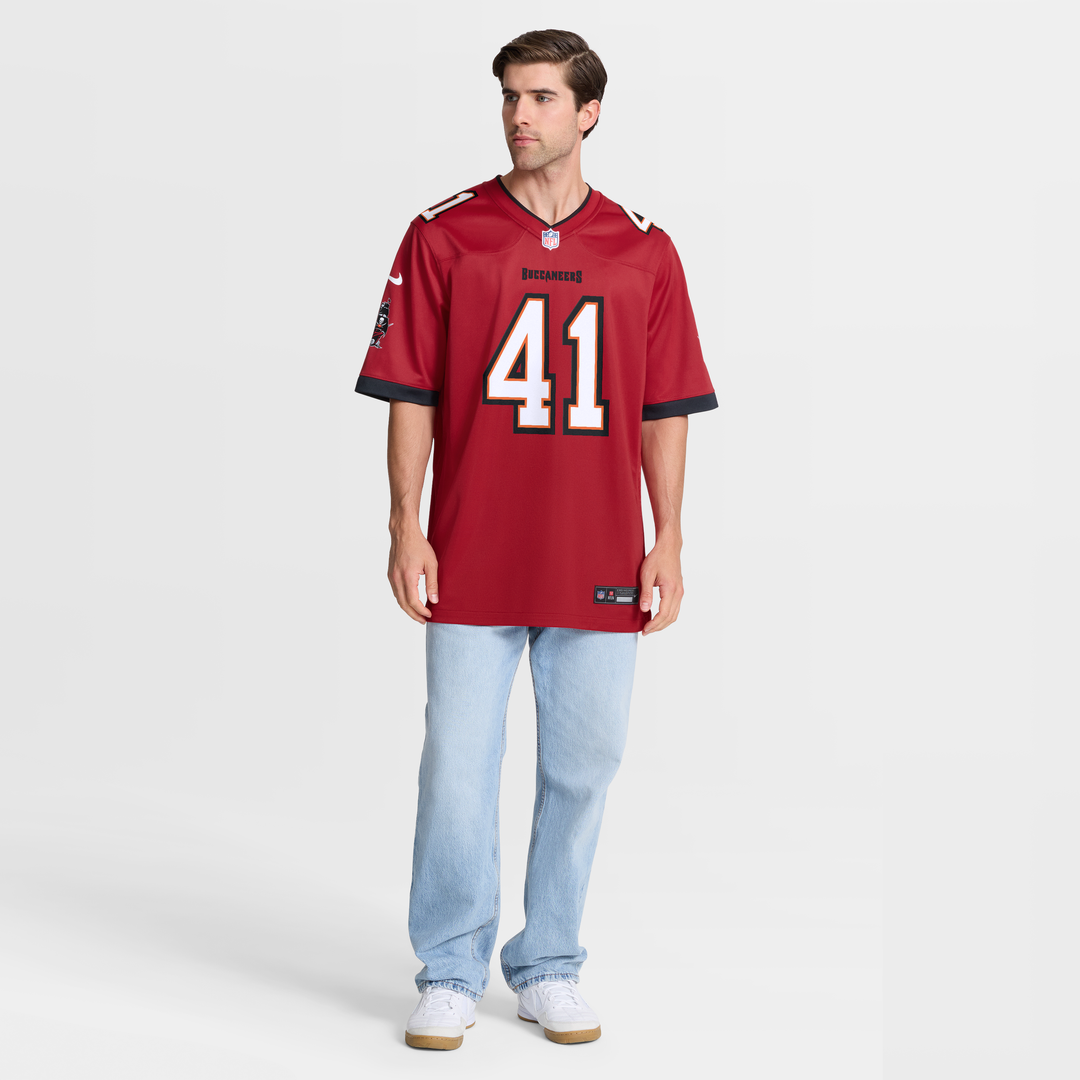 Tampa Bay Buccaneers Ko Kieft Nike Red Game Player Jersey