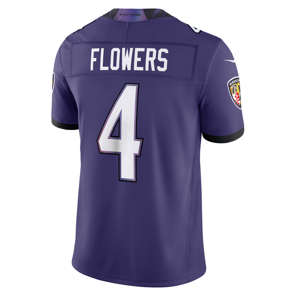 Baltimore Ravens Zay Flowers Nike Purple Team Vapor F.U.S.E. Stitched Limited Jersey