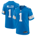 Detroit Lions Blake Miller Nike Blue Team Game Jersey