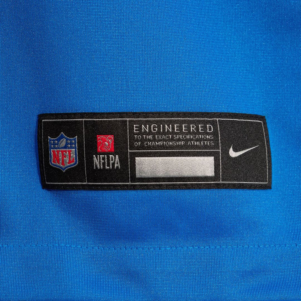Detroit Lions Derrick Barnes Nike Blue Team Game Jersey