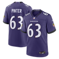 Baltimore Ravens Danny Pinter Nike Purple Team Game Jersey