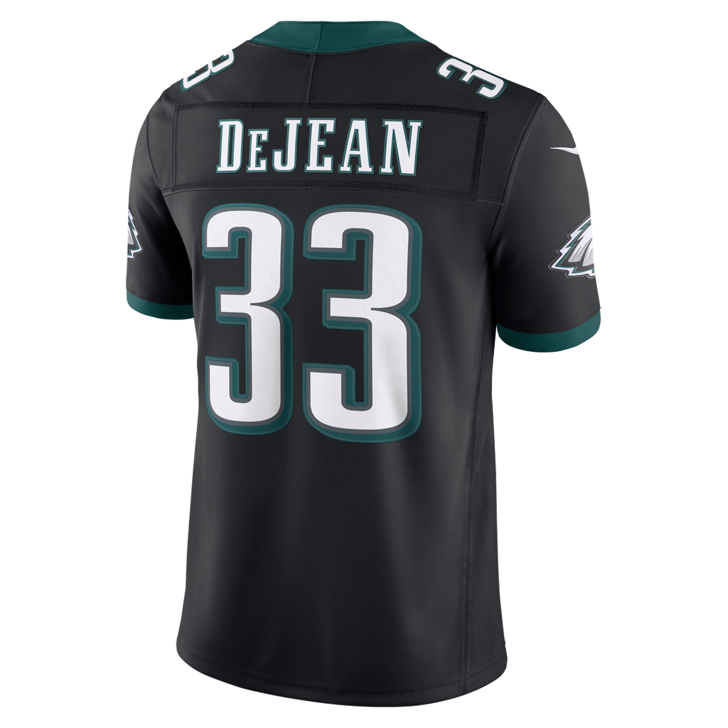 Philadelphia Eagles Cooper DeJean Nike Black Alternate Vapor F.U.S.E. Stitched Limited Jersey