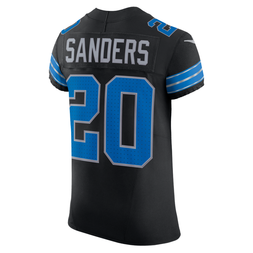 Detroit Lions Barry Sanders Nike Black Alternate Vapor F.U.S.E. Elite Jersey