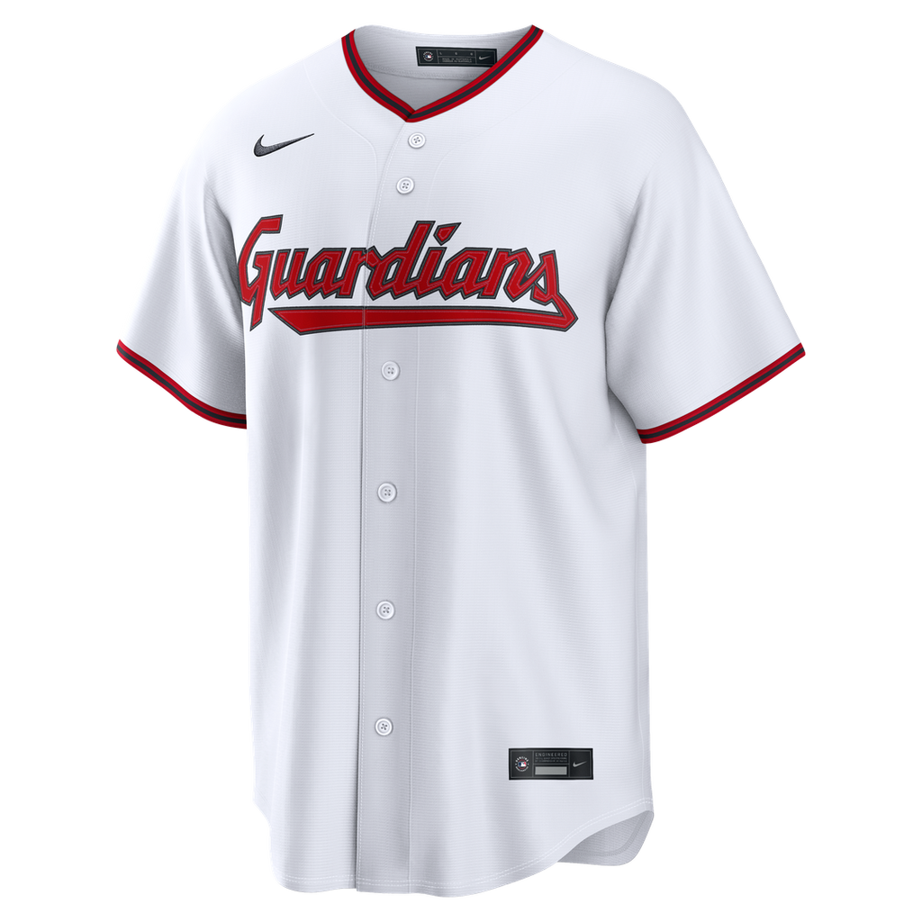 Cleveland Guardians Nathaniel Lowe Nike White Home Replica Jersey