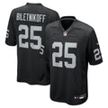 Las Vegas Raiders Fred Biletnikoff Nike Black Game Retired Player Jersey