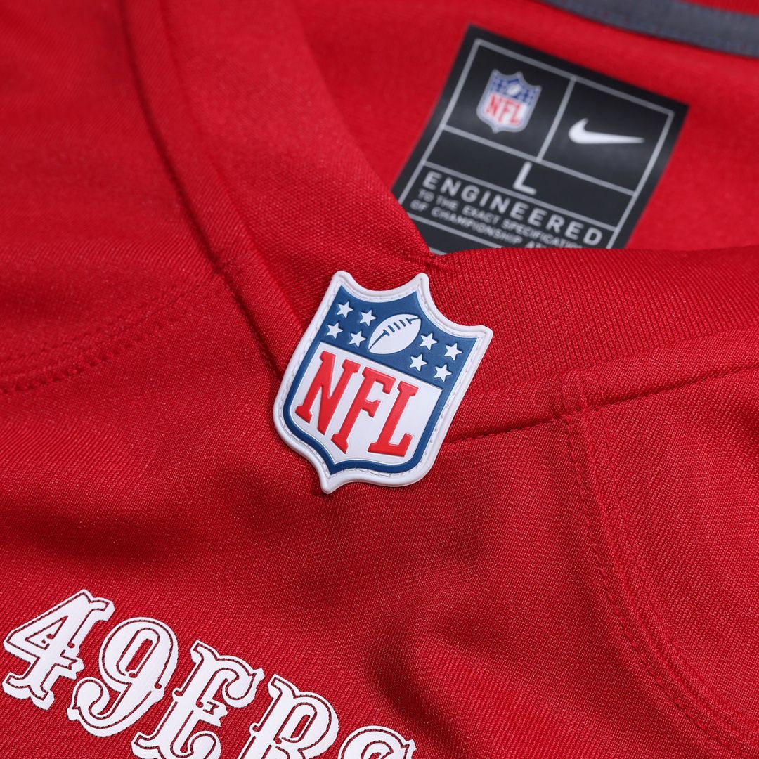 San Francisco 49ers Colton McKivitz Nike Scarlet Game Jersey