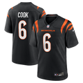 Cincinnati Bengals Bryan Cook Nike Black Team Game Jersey